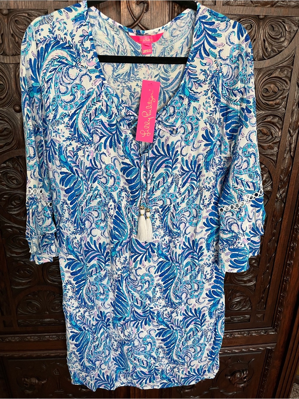Lilly Pulitzer Azita blue dress large
